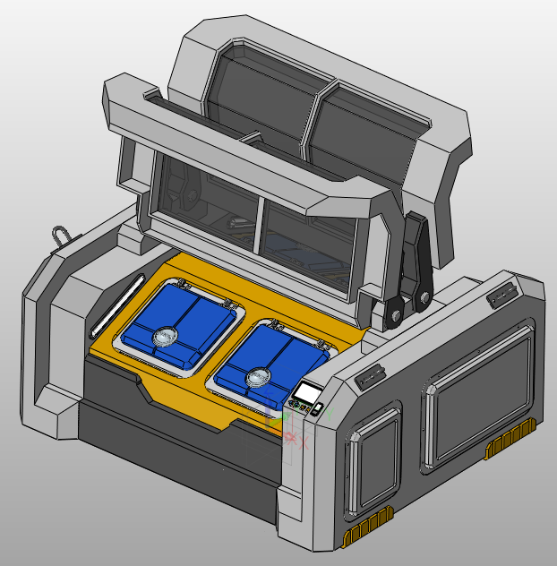 Moon Movers月球移动器3D数模图纸 STEP格式